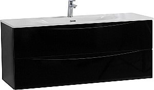 Тумба с раковиной BelBagno MARINO-CER-N-1200-2C-SO-NL-P Nero Lucido для ванной в интернет-магазине Sanbest