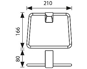 Полотенцедержатель Kaiser KH-4501 бронза купить в интернет-магазине сантехники Sanbest