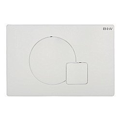 Кнопка для инсталляции Black&White Universe WPI-09521 белая глянцевая купить в интернет-магазине сантехники Sanbest