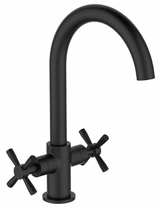 Смеситель для кухни Orange Mia M34-821b черный матовый купить в интернет-магазине сантехники Sanbest