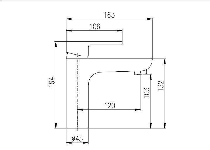 Смеситель для раковины Rav-Slezak Vltava VT428.5 хром купить в интернет-магазине сантехники Sanbest