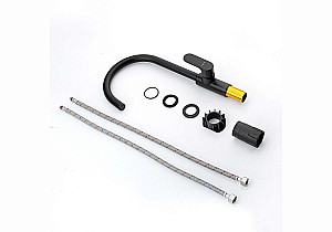 Смеситель для кухни Aquatek Альфа AQ1982MB черный матовый купить в интернет-магазине сантехники Sanbest