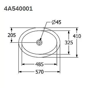 Раковина Villeroy&Boch Loop & Friends 4A540001 альпийский белый купить в интернет-магазине Sanbest
