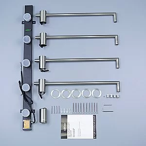 Полотенцесушитель электрический ABBER Charme AH4004BST сталь брашированная купить в интернет-магазине сантехники Sanbest