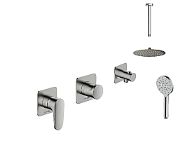 Душевая система WasserKraft Spree SET4596 никель купить в интернет-магазине сантехники Sanbest