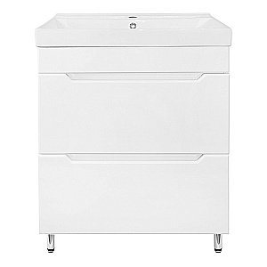 Тумба с раковиной Loranto Палермо CS00096750 70/2Н белая для ванной в интернет-магазине Sanbest