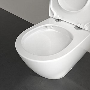 Унитаз-компакт Villeroy & Boch Subway 3.0 4672T001 альпийский белый, с бачком, безободковый, слив-торнадо купить в интернет-магазине Sanbest