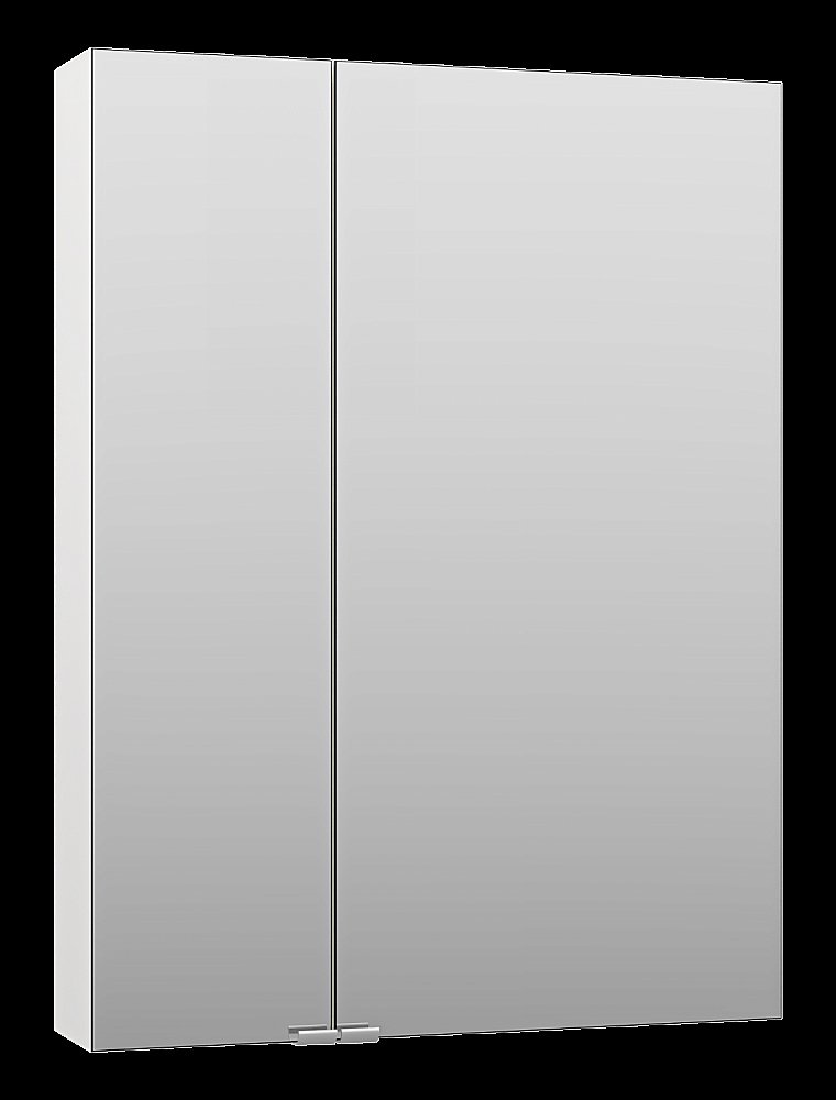 Зеркальный шкаф Misty Аура 60 Э-Аур02060-01 белый купить в интернет-магазине сантехники Sanbest