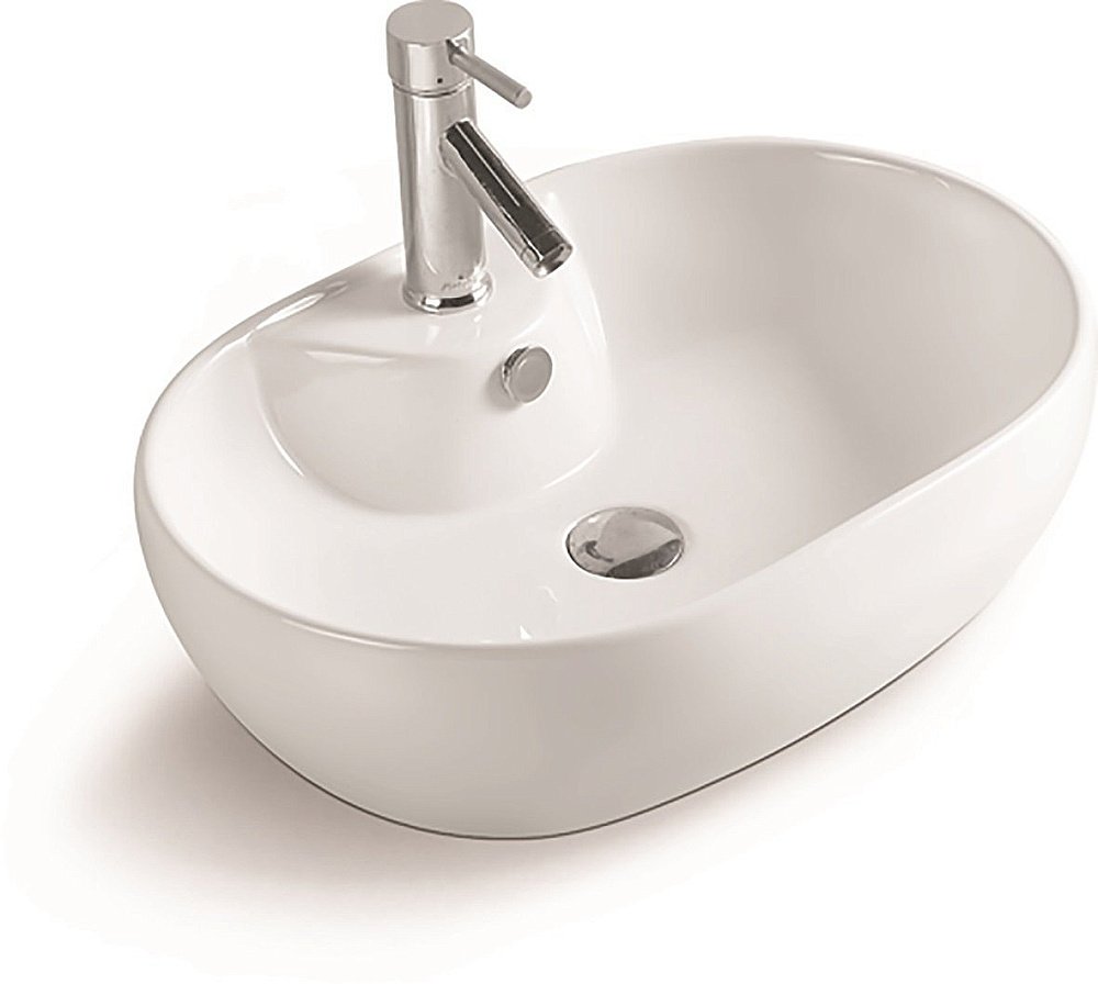 Раковина накладная SantiLine 60 SL-1023 белая купить в интернет-магазине Sanbest