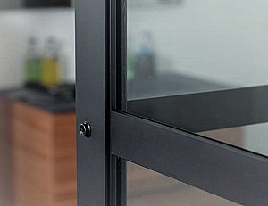 Душевое ограждение Riho Grid 140 G004028121 стекло прозрачное/профиль черный купить в интернет-магазине Sanbest