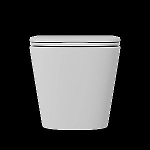 Унитаз подвесной D&K Berlin DT1436516 белый, безободковый, с крышкой микролифт, слив торнадо купить в интернет-магазине Sanbest