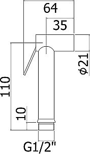 Душ гигиенический Paffoni TWEET ROUND ZDOC120NO купить в интернет-магазине сантехники Sanbest