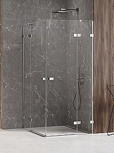 Душевой уголок NEW TRENDY AVEXA EXK-1538 120х110 стекло прозрачное/профиль хром купить в интернет-магазине Sanbest