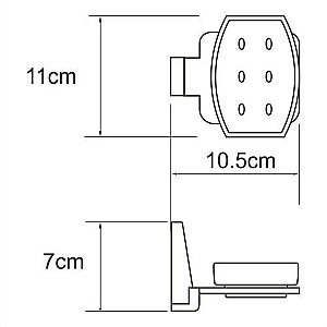 Мыльница WasserKRAFT Lopau K-6029 купить в интернет-магазине сантехники Sanbest
