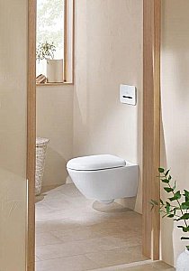 Унитаз подвесной Villeroy&Boch Antao 4674T0R1 альпийский белый, безободковый, слив торнадо купить в интернет-магазине Sanbest