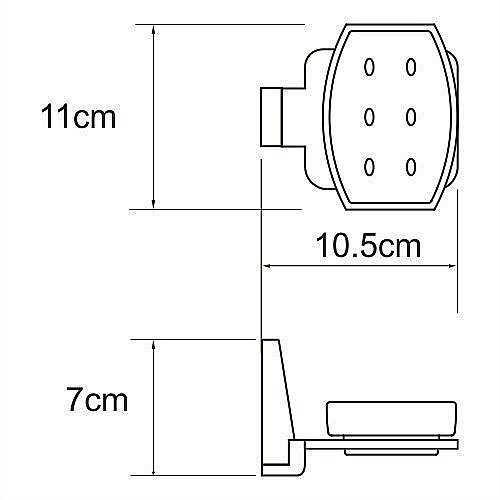 Мыльница WasserKRAFT Lopau K-6029 купить в интернет-магазине сантехники Sanbest