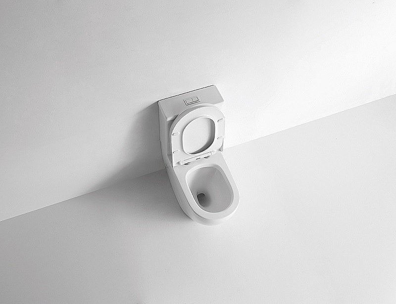 Унитаз напольный Ceramalux NS-2176 белый с бачком, с крышкой микролифт купить в интернет-магазине Sanbest