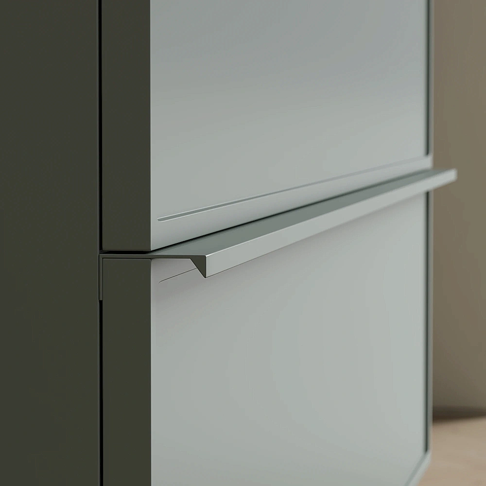 Тумба с раковиной Sancos Velta 80 VL80GG+CN7012MB серо-зеленая матовая/раковина черная матовая, с отверстием для ванной в интернет-магазине Sanbest