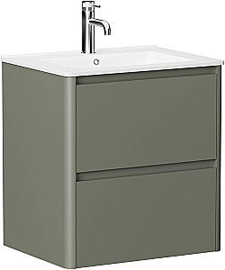 Тумба с раковиной Allen Brau Gravity 60 1.370008.CGM олива матовая для ванной в интернет-магазине Sanbest