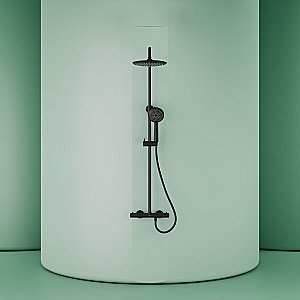 Душевая система Sancos Game SC3002MB черная матовая купить в интернет-магазине сантехники Sanbest