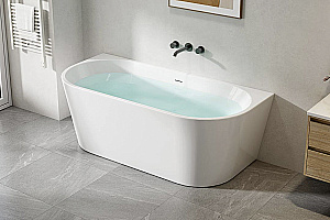 Акриловая ванна Royal Bath RIVA RB610210BL 150х75 белый купить в интернет-магазине Sanbest