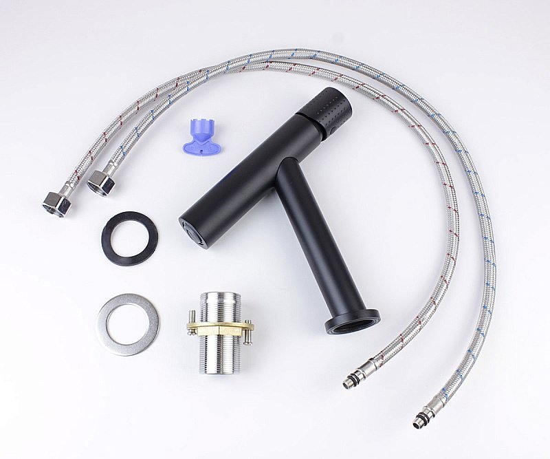 Смеситель для раковины Bronze de Luxe Liberty 102B черный матовый купить в интернет-магазине сантехники Sanbest