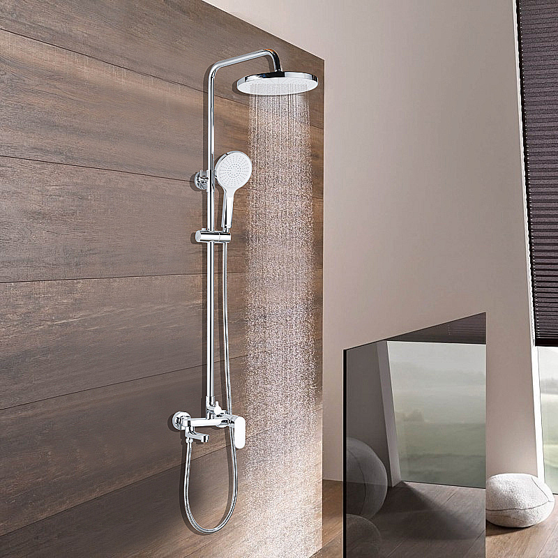 Душевая система Azario ARIZONA AZ-20R хром купить в интернет-магазине сантехники Sanbest