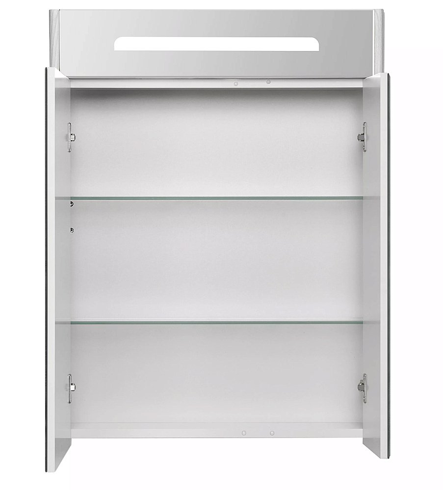 Зеркальный шкаф Акватон Сильва 60 дуб фьорд купить в интернет-магазине сантехники Sanbest