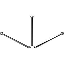 Карниз для ванны Bemeta 90х90 101120111 нержавеющая сталь купить в интернет-магазине сантехники Sanbest