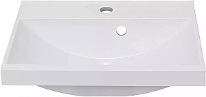 Тумба с раковиной Aquanet Нота New 50 344138+284237 белая глянцевая для ванной в интернет-магазине Sanbest