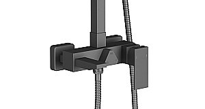 Душевая система Timo Selene SX-1030/03 черная матовая купить в интернет-магазине сантехники Sanbest