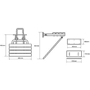 Сидeнье для душа Bemeta Help 301207183 белое купить в интернет-магазине сантехники Sanbest