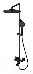 Душевая система WONZON & WOGHAND FRAME, Черный матовый (WW-88739010-MB) купить в интернет-магазине сантехники Sanbest