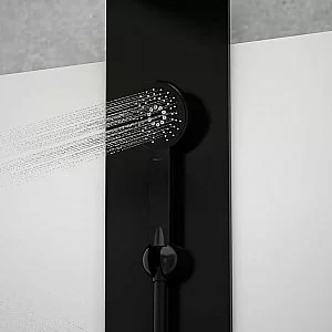 Душевая кабина Black&White GALAXY G8701 90x90 черный/прозрачный купить в интернет-магазине Sanbest