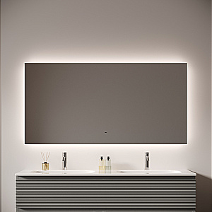 Зеркало с подсветкой Sancos Square 2.0 SQ2.1400 140х80 в ванную от интернет-магазине сантехники Sanbest