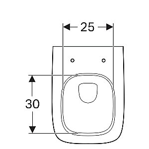 Унитаз подвесной Geberit Renova Compact 206145000 белый купить в интернет-магазине Sanbest