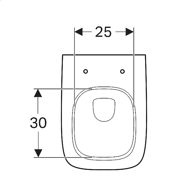 Унитаз подвесной Geberit Renova Compact 206145000 белый купить в интернет-магазине Sanbest