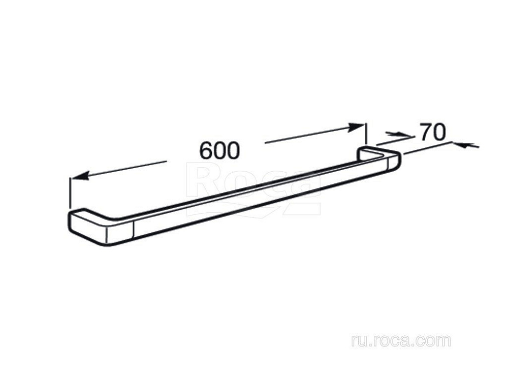 Полотенцедержатель Roca Tempo 817030001 купить в интернет-магазине сантехники Sanbest