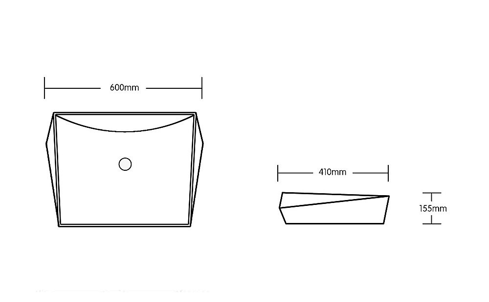 Раковина накладная CeruttiSpa 60 CR7065 белая купить в интернет-магазине Sanbest