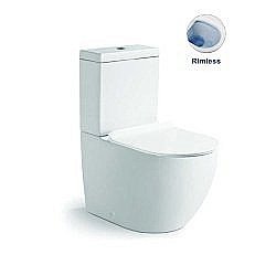 Унитаз напольный Vincea Globo VT2-14 безободковый, с бачком, с крышкой микролифт купить в интернет-магазине Sanbest