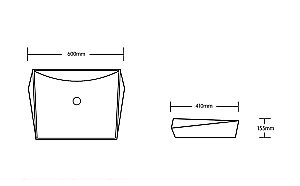 Раковина накладная CeruttiSpa 60 CR7065 белая купить в интернет-магазине Sanbest