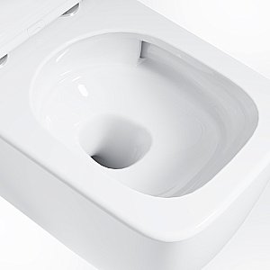 Унитаз подвесной Vincea Lina VT1-53T белый, безободковый, с крышкой микролифт, слив торнадо купить в интернет-магазине Sanbest