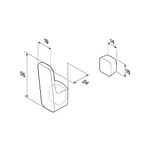 Крючок AM.PM Func A8F35522 купить в интернет-магазине сантехники Sanbest