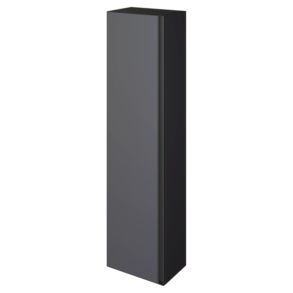 Пенал Armadi Art QUATRO ANTHRACITE профиль ANTHRACITE для ванной в интернет-магазине сантехники Sanbest
