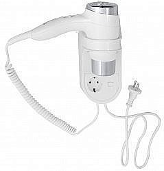 Фен с держателем и розеткой Bemeta Hotel 945233054 купить в интернет-магазине сантехники Sanbest