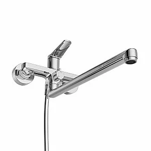 Смеситель для ванны и душа BelBagno UNIQUE-VASM-L-CRM хром купить в интернет-магазине сантехники Sanbest