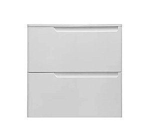 Тумба с раковиной Эстет Kare Luxe 60 подвесная 2 ящика белая для ванной в интернет-магазине Sanbest