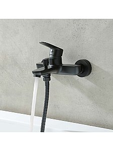 Cмеситель для ванны Aquatek Ника AQ1840MB черный матовый купить в интернет-магазине сантехники Sanbest