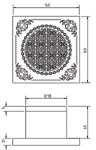 Вентилятор для ванной комнаты Migliore VENTILATORO ML.VTR-50.510.CR хром купить в интернет-магазине сантехники Sanbest