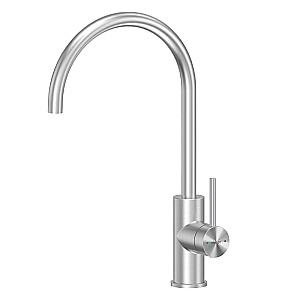Смеситель для кухни Abber Wasser Kreis 316 AF8114BST брашированная сталь купить в интернет-магазине сантехники Sanbest